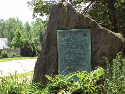 Roger Williams Marker image. Click for full size.