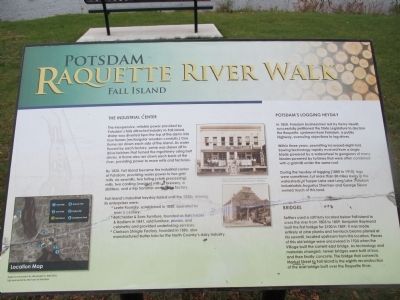 Potsdam Raquette River Walk Marker image. Click for full size.