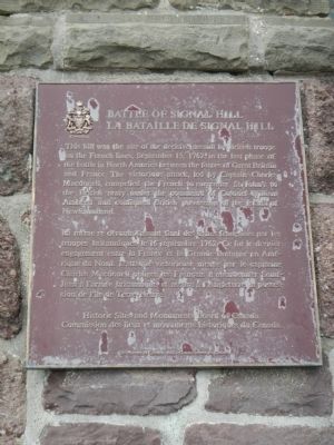 Battle of Signal Hill Marker image. Click for full size.