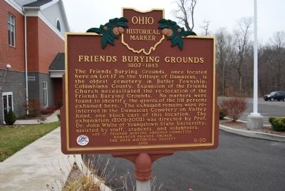 Friends Burying Grounds Marker image. Click for full size.