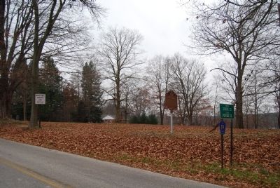 Deer Creek Quaker Cemetery Marker. Click for full size. Deer Creek Quaker Cemetery Marker image. Click for full size.