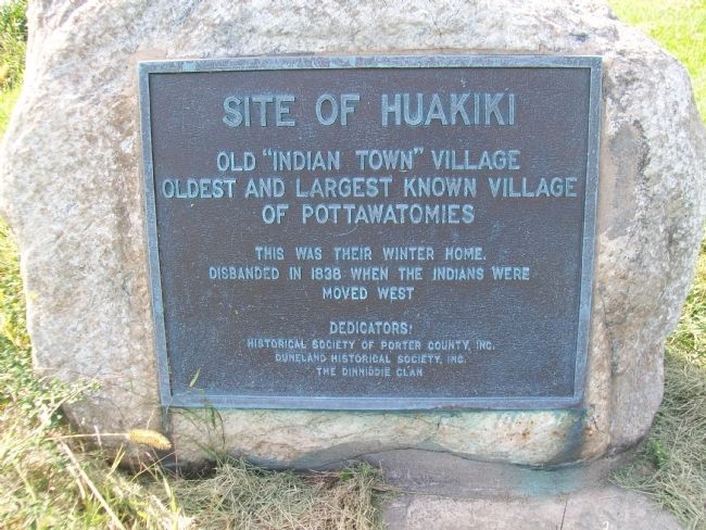 Potawatomi Village Site Marker image. Click for full size.
