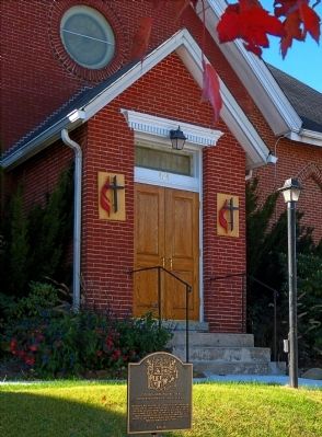 First United Methodist Church of Laurel Marker image. Click for full size.