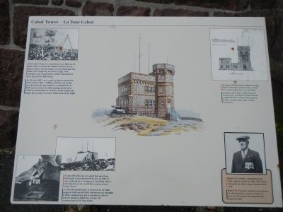 Cabot Tower Marker image. Click for full size.