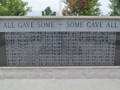 Clintonville Veterans Memorial Center Panel. Click for full size. Clintonville Veterans Memorial Center Panel image. Click for full size.
