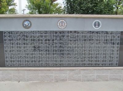 Clintonville Veterans Memorial Right Panel image. Click for full size.