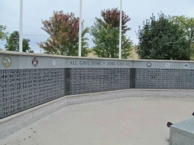 Clintonville Veterans Memorial Wall Bricks image. Click for full size.