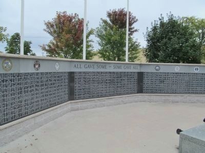Clintonville Veterans Memorial Wall Bricks. Click for full size. Clintonville Veterans Memorial Wall Bricks image. Click for full size.