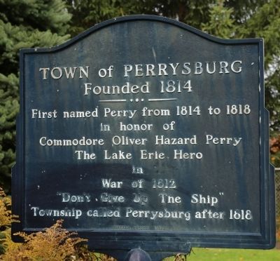 Town of Perrysburg Marker image. Click for full size.