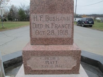 Pickrelltown Monument Marker. Click for full size. Pickrelltown Monument Marker image. Click for full size.