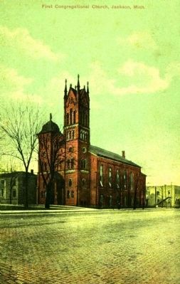 <i>First Congregational Church, Jackson, Mich.</i> image. Click for full size.