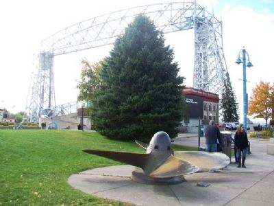 Modern Ship Propeller and Marker image. Click for full size.