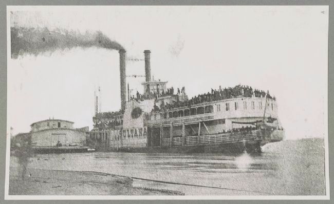 <i>Helena, Arkansas. April 27, 1865. Ill-fated Sultana</i> image. Click for full size.