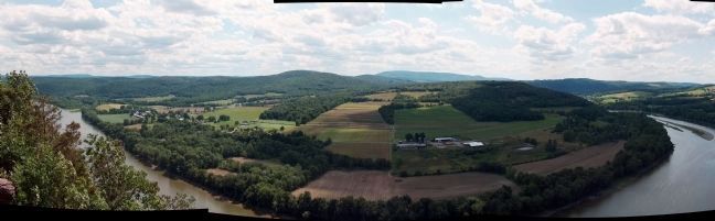 French Azilum (<i>panorama from Marie Antionette Overlook</i>) image. Click for full size.