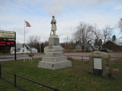 Floyd F. Malette Memorial - Westward on US11. Click for full size. Floyd F. Malette Memorial - Westward on US11 image. Click for full size.