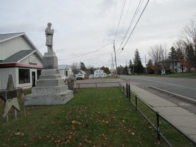 Bangor World War II Memorial - US 11 Eastward image. Click for full size.