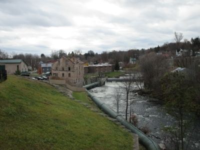 Southward at Marker - Horton's Mill by Salmon River. Click for full size. Southward at Marker - Horton's Mill by Salmon River image. Click for full size.