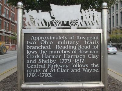 Military Roads Marker. Click for full size. Military Roads Marker image. Click for full size.