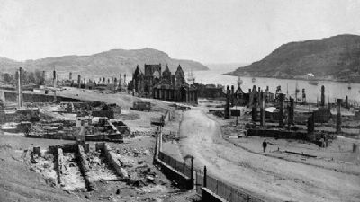 St. John's after The Great Fire of 1892 image. Click for full size.