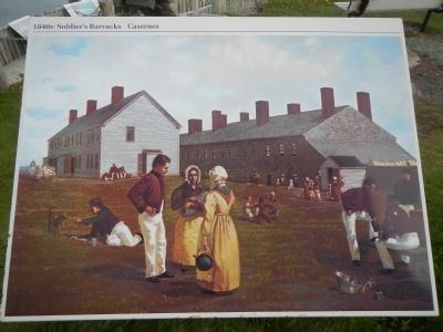 1840s: Soldiers Barracks / Casernes image. Click for full size.