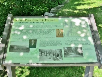 A State Park System is Formed Marker image. Click for full size.