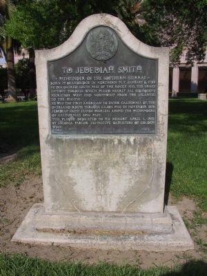 To Jedediah Smith Marker image. Click for full size.