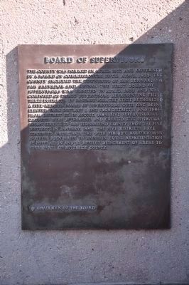 Board of Supervisors Marker. Click for full size. Board of Supervisors Marker image. Click for full size.