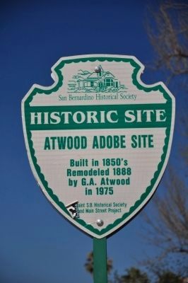 Atwood Adobe Site Marker image. Click for full size.