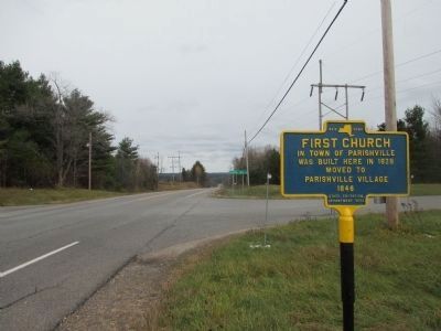 Eastward on NY 72 Towards Intersection image. Click for full size.