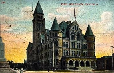 <i>Steel High School, Dayton, O.</i>. Click for full size. <i>Steel High School, Dayton, O.</i> image. Click for full size.
