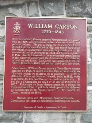William Carson Marker image. Click for full size.