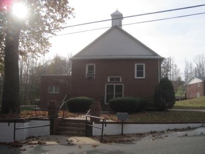 Mt. Hope Baptist Church and Marker. Click for full size. Mt. Hope Baptist Church and Marker image. Click for full size.