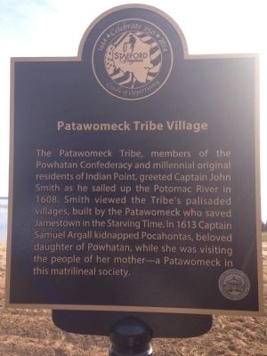 Patawomeck Tribe Village Marker image. Click for full size.