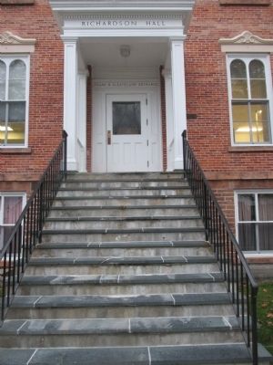 Richardson Hall - East Entrance. Click for full size. Richardson Hall - East Entrance image. Click for full size.