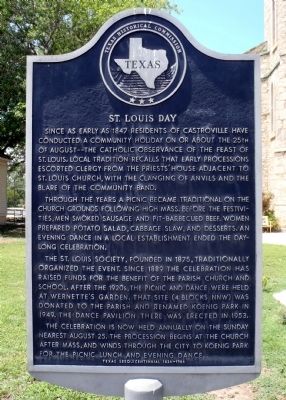 St. Louis Day Marker image. Click for full size.
