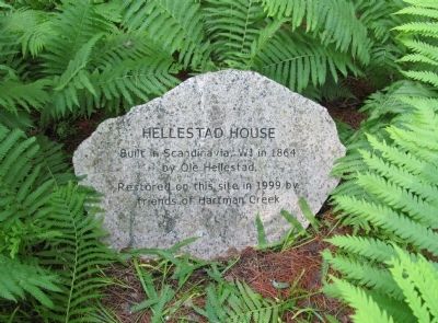 Hellestad House Marker. Click for full size. Hellestad House Marker image. Click for full size.