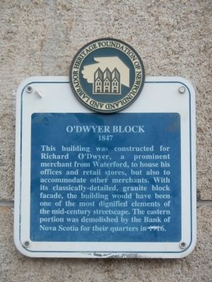 ODwyer Block Marker image. Click for full size.