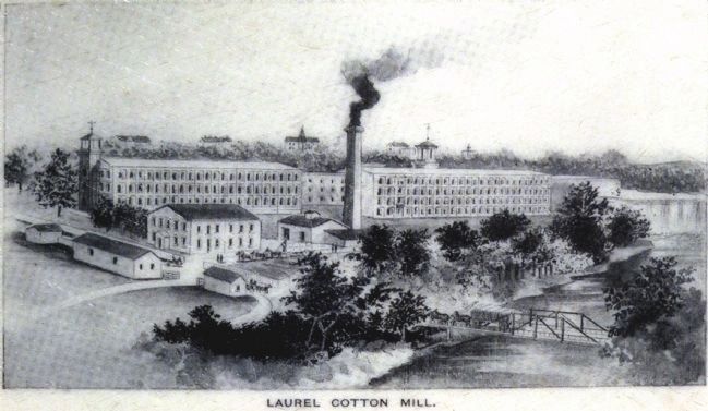 Laurel Cotton Mill image. Click for full size.