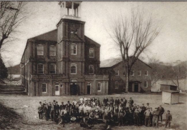 Workers circa 1914-1917 in front of the Laurel mill.. Click for full size. Workers circa 1914-1917 in front of the Laurel mill. image. Click for full size.