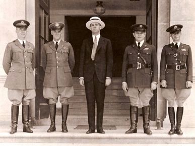 Congressman Hill (center) at Maxwell Field. Click for full size. Congressman Hill (center) at Maxwell Field image. Click for full size.