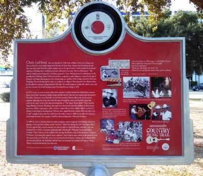 Chris LeDoux Marker (Back/North-Facing). Click for full size. Chris LeDoux Marker (Back/North-Facing) image. Click for full size.