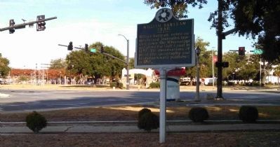 William Bartram Trail Marker (View from South). Click for full size. William Bartram Trail Marker (View from South) image. Click for full size.