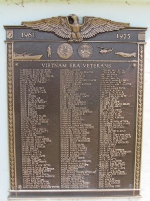 Vietnam Era Plaque. Click for full size. Vietnam Era Plaque image. Click for full size.