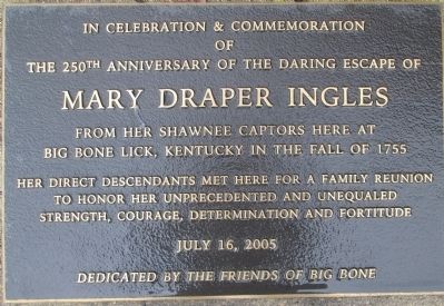 Mary Ingles Marker #2 Marker image. Click for full size.