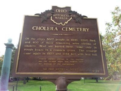 Cholera Cemetery / In Honor of the Doctors Marker. Click for full size. Cholera Cemetery / In Honor of the Doctors Marker image. Click for full size.