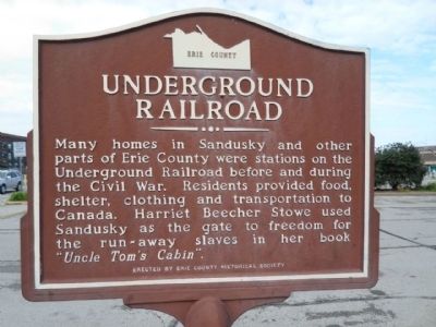 Underground Railroad Marker. Click for full size. Underground Railroad Marker image. Click for full size.