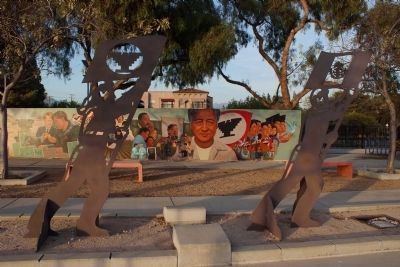 Cesar Chávez Murals. Click for full size. Cesar Chávez Murals image. Click for full size.