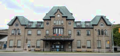 Former Newfoundland Railway Headquarters Marker. Click for full size. Former Newfoundland Railway Headquarters Marker image. Click for full size.