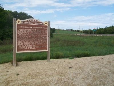 Alcove Springs & the Oregon Trail Marker image. Click for full size.