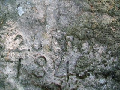 James Reed Engraving near Alcove Spring. Click for full size. James Reed Engraving near Alcove Spring image. Click for full size.
